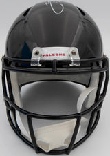 Calvin Ridley Autographed Atlanta Falcons Full Size Speed Replica Helmet (Smudge) Beckett BAS E46866