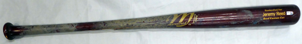 Jeremy Reed Game Used Marucci Bat Seattle Mariners MLB Holo #LH048567
