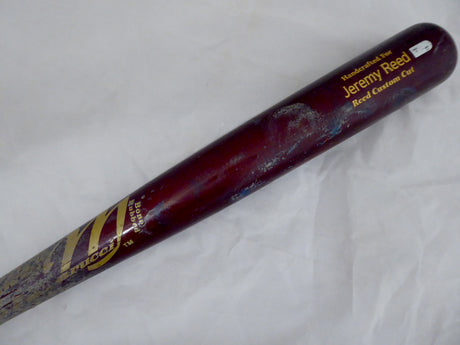 Jeremy Reed Game Used Marucci Bat Seattle Mariners MLB Holo #LH048567
