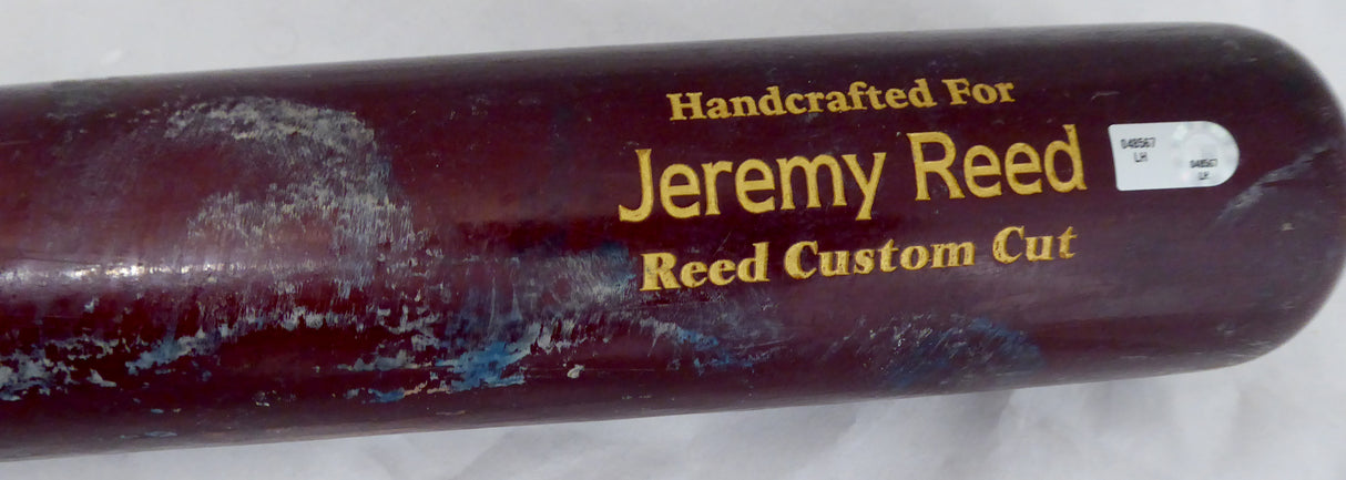 Jeremy Reed Game Used Marucci Bat Seattle Mariners MLB Holo #LH048567