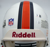 John Elway Autographed Denver Broncos Full Size Authentic Hall Of Fame Logo Helmet Beckett BAS #BB79352