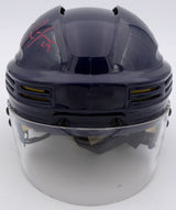 Jamie Oleksiak Autographed Seattle Kraken Blue Mini Helmet (Smudge) Fanatics Holo #B333699