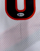 Portland Trail Blazers Damian Lillard Autographed White Jersey (Mark) Beckett BAS #Z54424