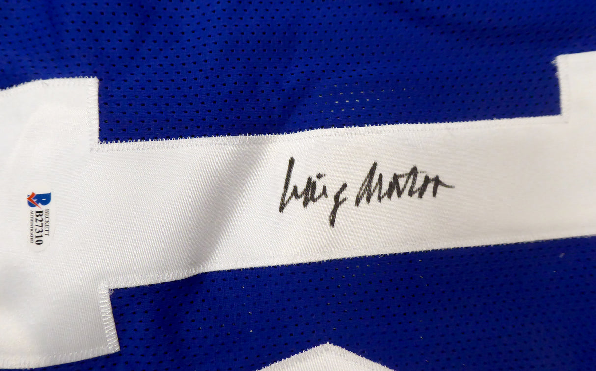 Dallas Cowboys Craig Morton Autographed Blue Jersey Beckett BAS #B27310