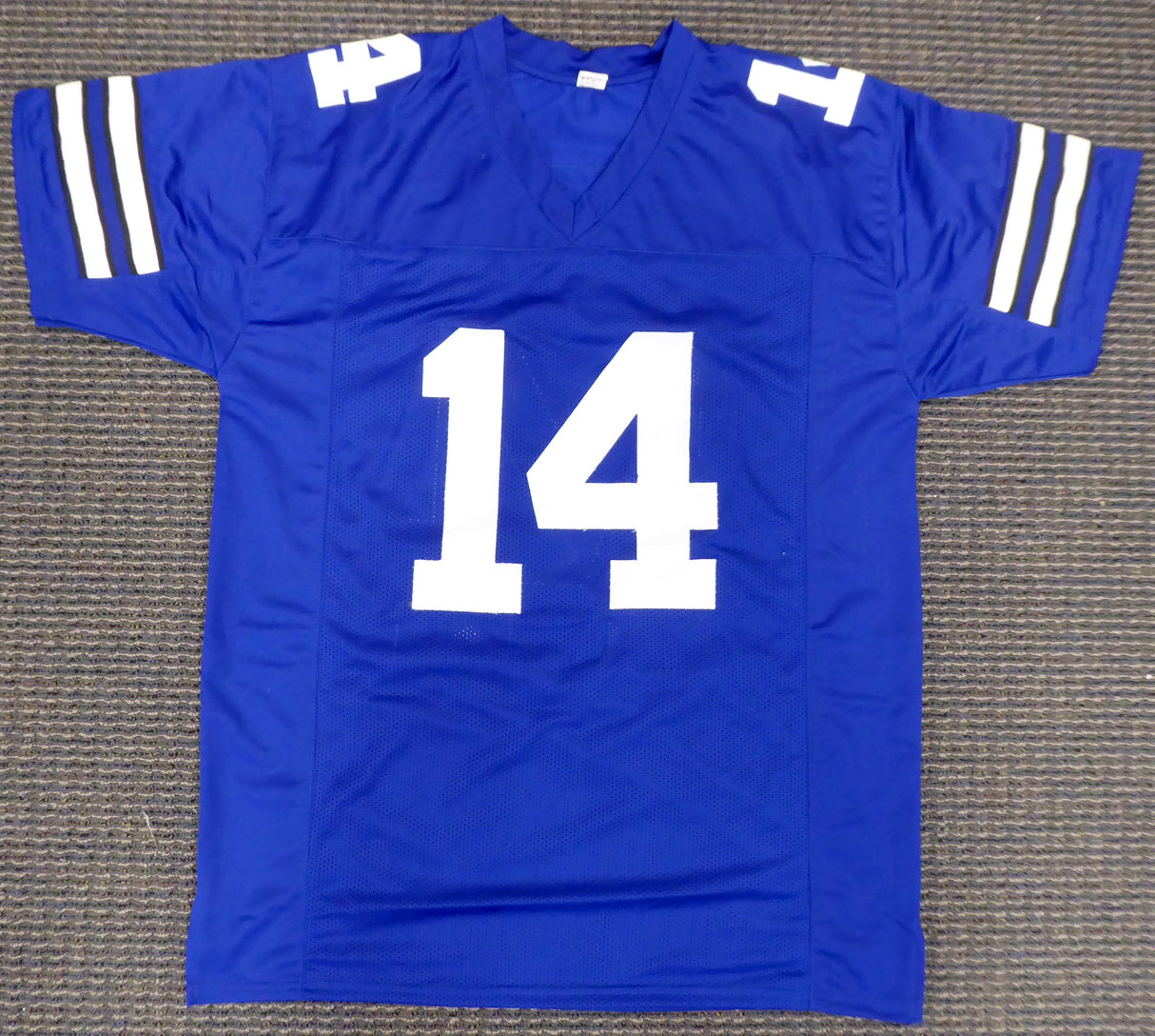Dallas Cowboys Craig Morton Autographed Blue Jersey Beckett BAS #B27310