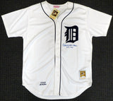 Detroit Tigers Al Kaline Autographed Mitchell & Ness White Jersey "Full Name & HOF 1980" PSA/DNA #AK24236