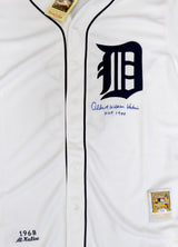 Detroit Tigers Al Kaline Autographed Mitchell & Ness White Jersey "Full Name & HOF 1980" PSA/DNA #AK24236