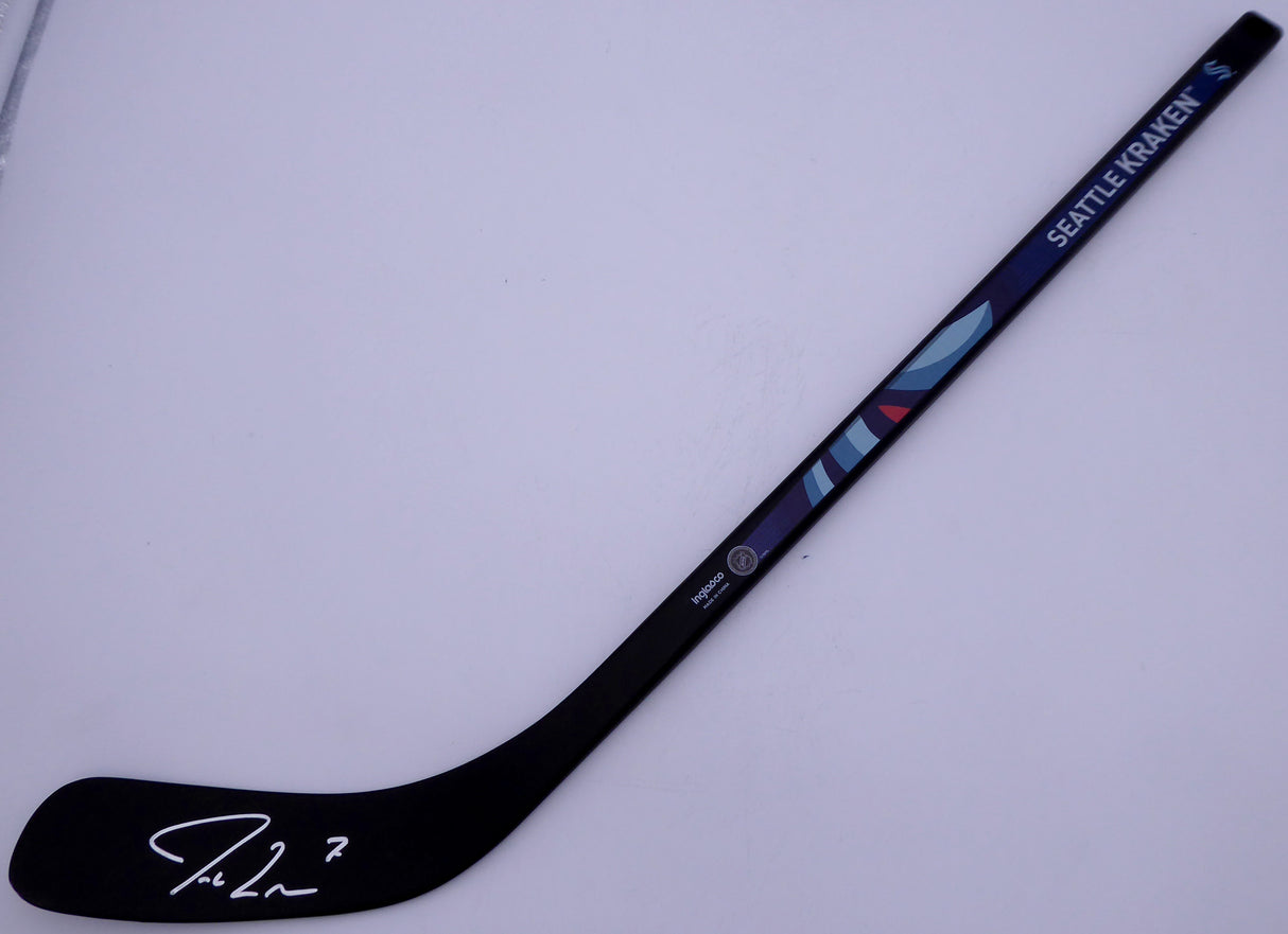 Jordan Eberle Autographed Inglasco 24" Mini Stick Seattle Kraken Fanatics Holo #B232665