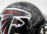 Matt Ryan Autographed Atlanta Falcons Full Size Replica Speed Helmet "2016 NFL MVP" (Smudge) Beckett BAS QR #WL25974