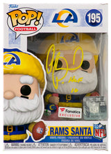Orlando Pace Signed Los Angeles Rams Santa Funko Pop Doll #195 w/HOF'16