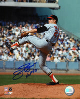 Jim Palmer Signed Baltimore Orioles Pitching Action 8x10 Photo w/HOF'90