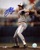 Jim Palmer Signed Baltimore Orioles Wind Up Pitching 8x10 Photo w/HOF'90
