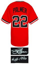 Jim Palmer Signed Orange Custom Baseball Jersey w/HOF'90