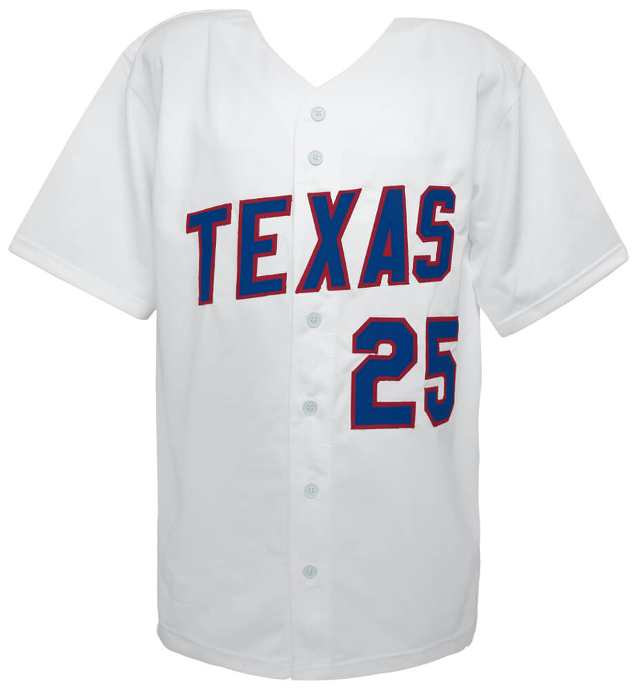 Rafael Palmeiro Signed White Custom Baseball Jersey