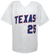 Rafael Palmeiro Signed White Custom Baseball Jersey