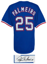 Rafael Palmeiro Signed Blue Custom Baseball Jersey