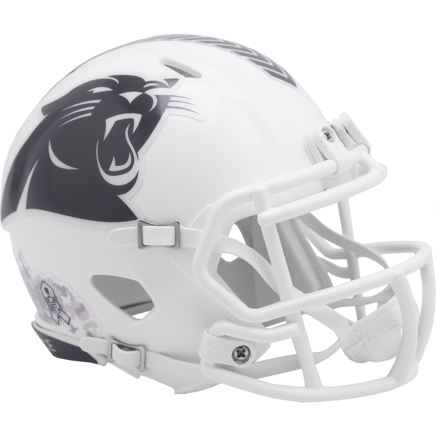 Carolina Panthers 2024 Salute to Service Riddell Speed Mini Football Helmet NFL