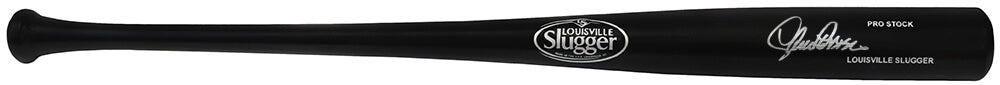 Lance Parrish Signed Louisville Slugger Pro Stock Black Baseball Bat
