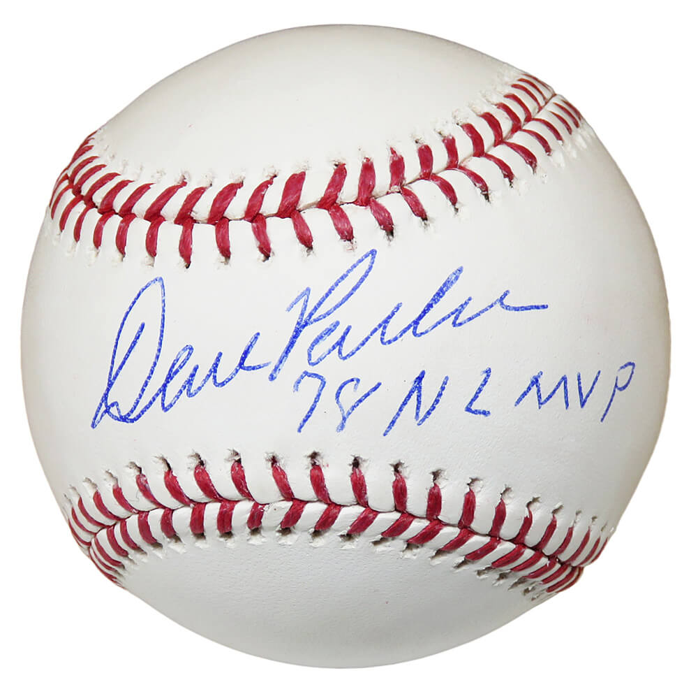 Dave Parker Signed Rawlings Official MLB Baseball w/78 NL MVP