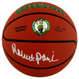 Robert Parish Signed Wilson Boston Celtics Logo NBA Basketball
