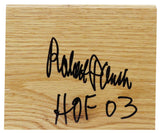 Robert Parish Signed 5x6 Floor Piece w/HOF'03