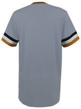 Dave Parker Signed Pittsburgh Pirates Grey Throwback Cooperstown Collection Majestic Replica Baseball Jersey