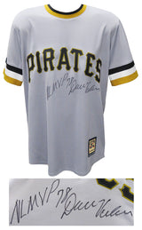 Dave Parker Signed Pittsburgh Pirates Grey Throwback Cooperstown Collection Majestic Replica Baseball Jersey w/NL MVP 78