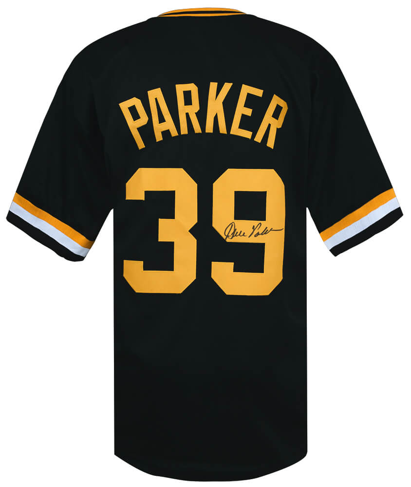 Dave Parker Signed Black Throwback Custom Baseball Jersey