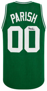 Robert Parish Signed Green Custom Basketball Jersey
