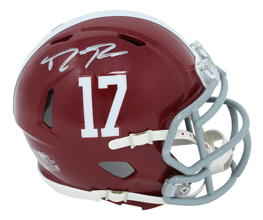 Daron Payne Signed Alabama Crimson Tide Riddell Speed Mini Helmet