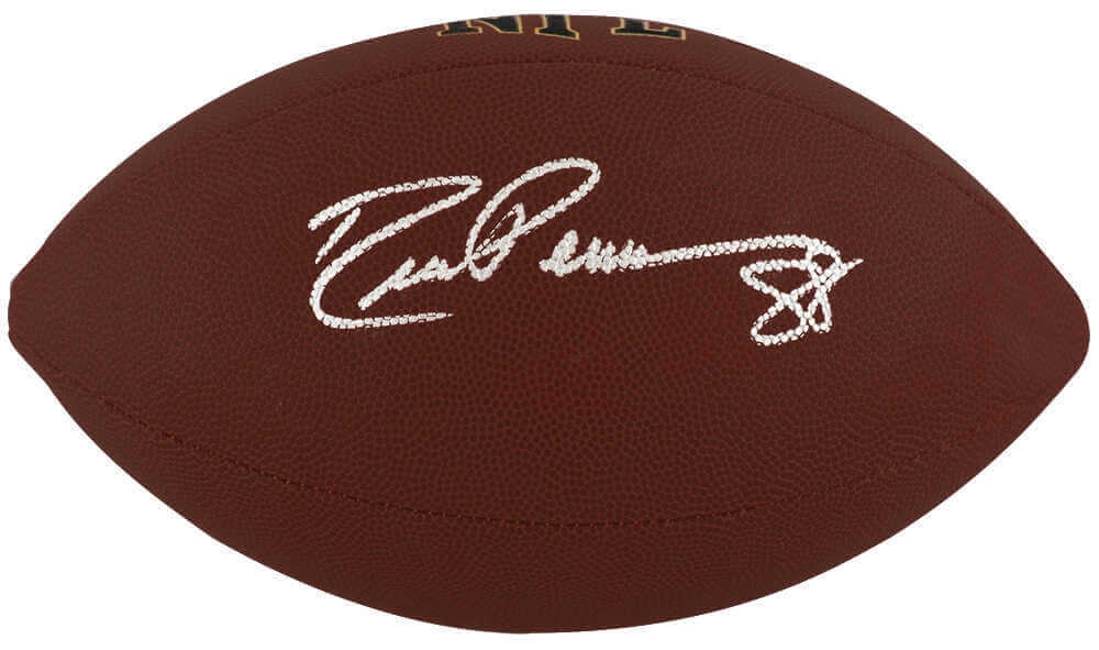 Drew Pearson Signed Wilson Super Grip Full Size NFL Football