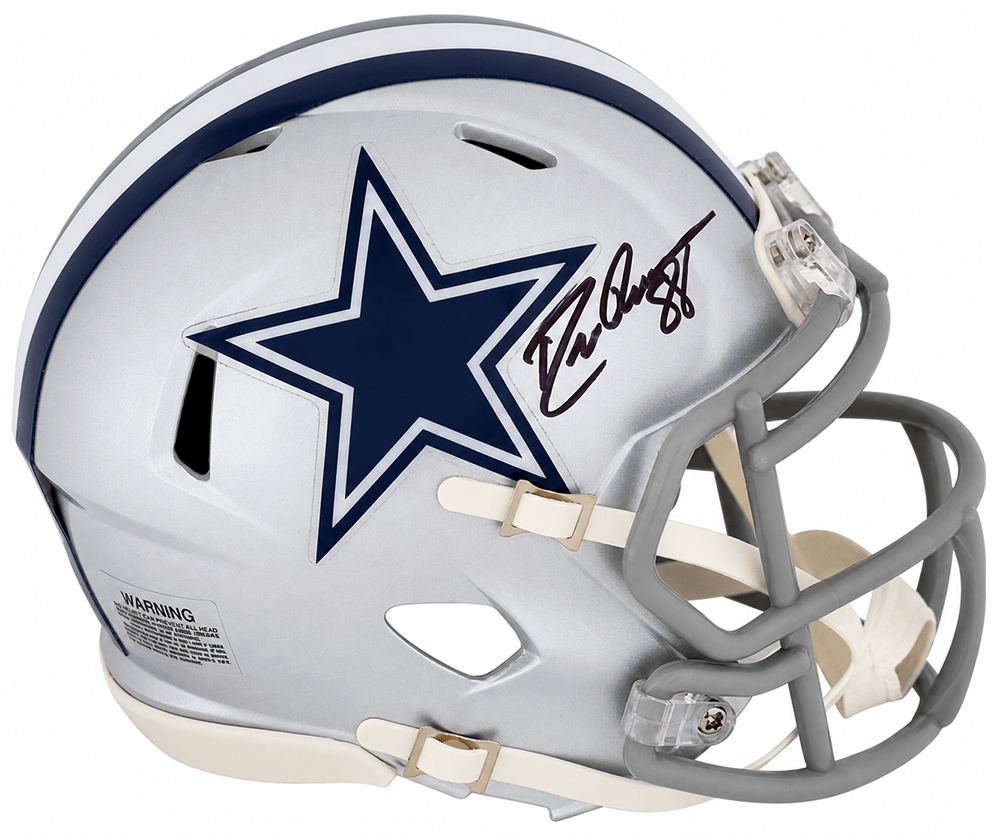 Drew Pearson Signed Cowboys Riddell Speed Mini Helmet