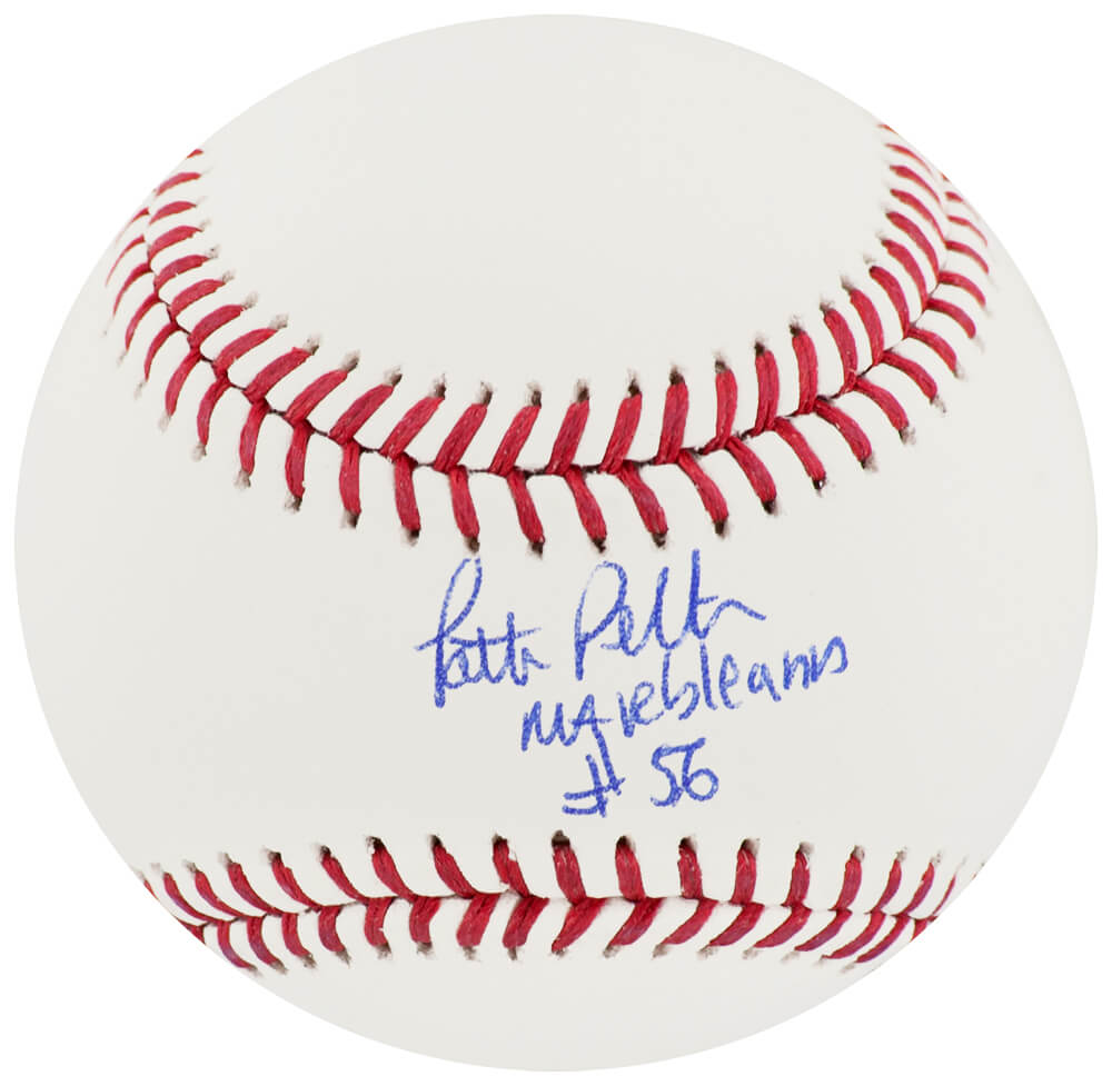 Patti Pelton Signed Rawlings Official MLB Baseball w/Marbleann