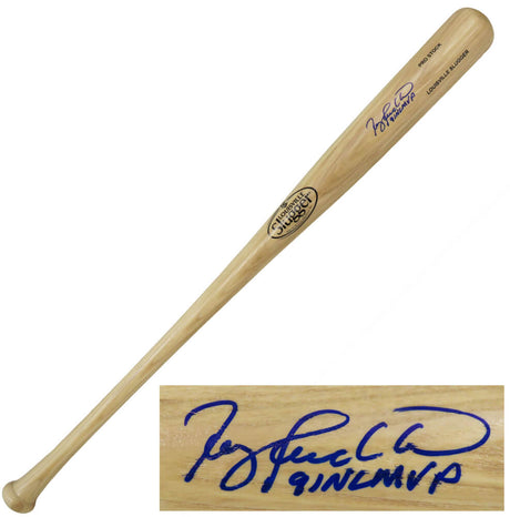Terry Pendleton Signed Louisville Slugger Pro Stock Blonde Baseball Bat w/91 NL MVP