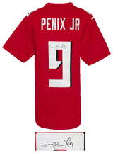 Michael Penix Jr. Signed Red Custom Football Jersey