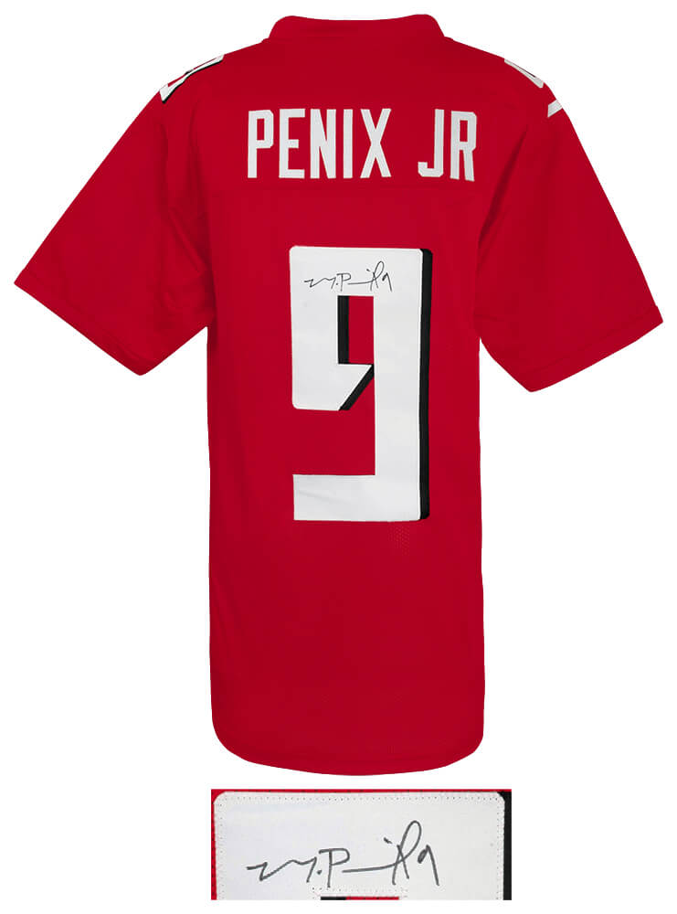 Michael Penix Jr. Signed Red Custom Football Jersey