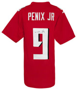 Michael Penix Jr. Signed Red Custom Football Jersey