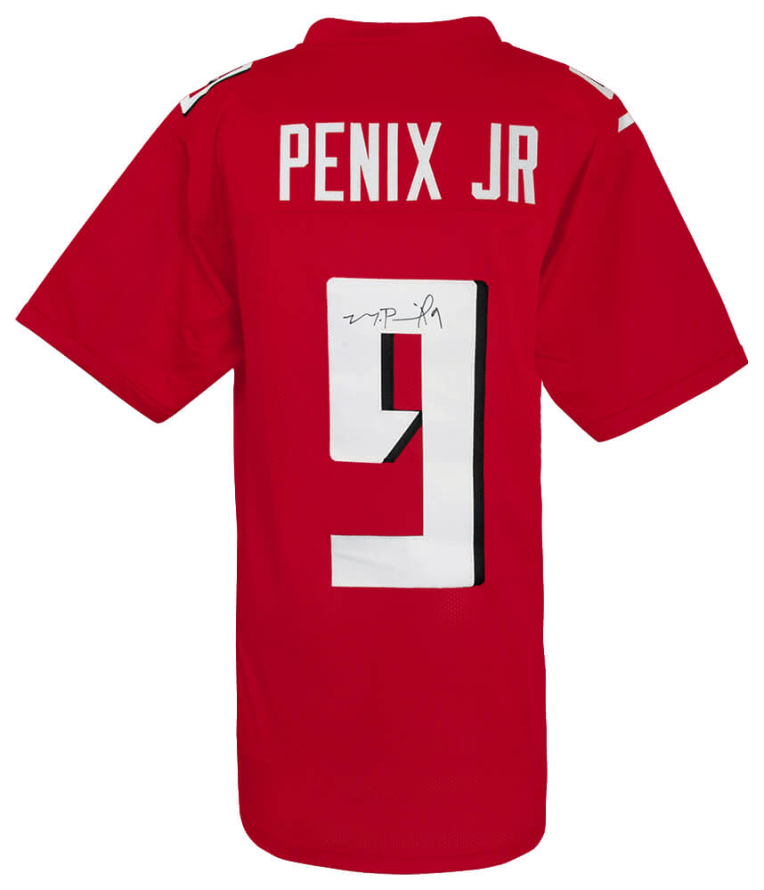 Michael Penix Jr. Signed Red Custom Football Jersey