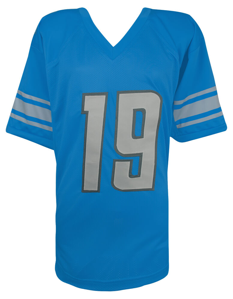 Donovan Peoples-Jones Signed Blue Custom Jersey