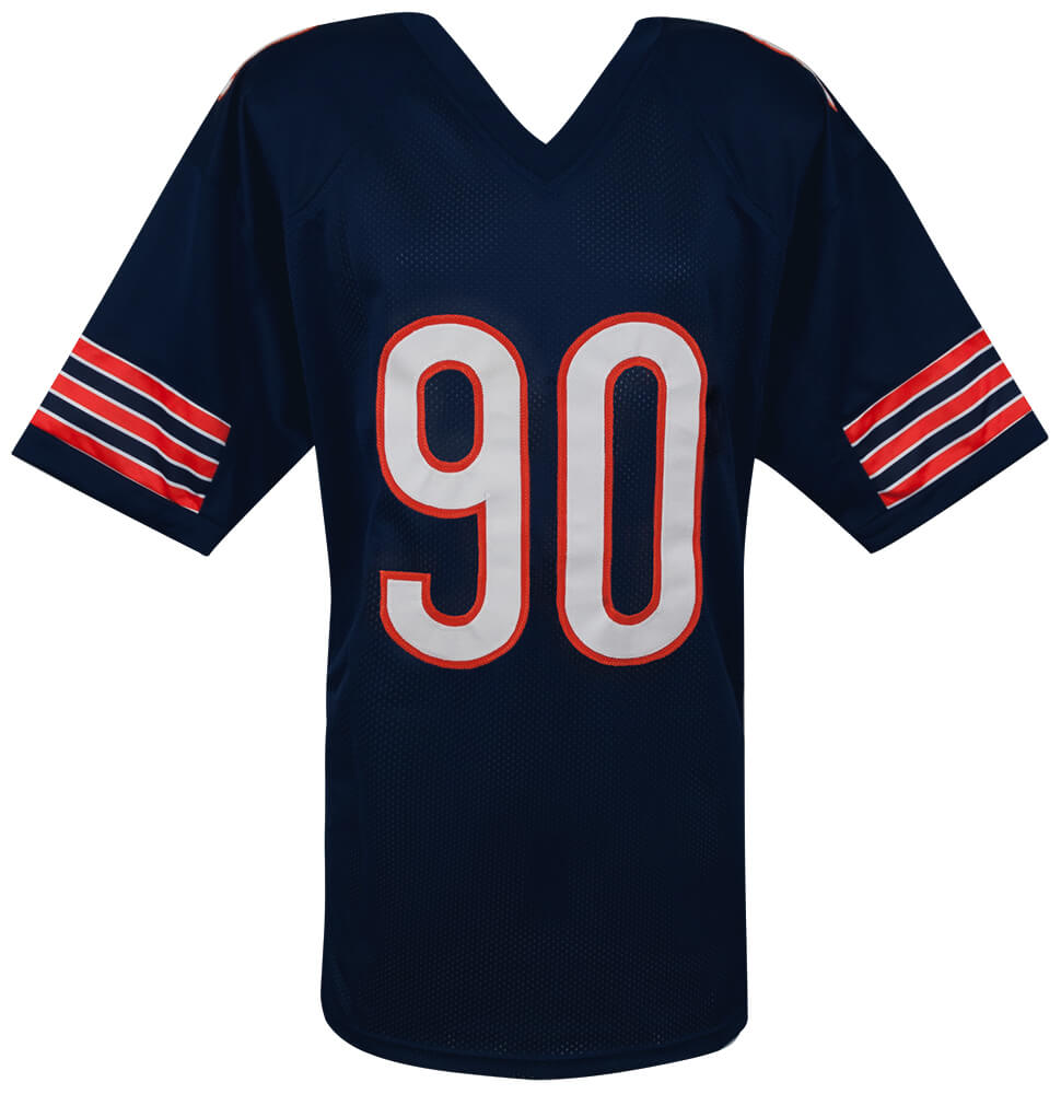 Julius Peppers Signed Navy Custom Football Jersey