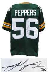 Julius Peppers Signed Green Custom Football Jersey