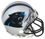 Julius Peppers Signed Carolina Panthers Riddell Mini Helmet