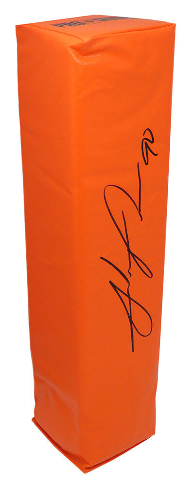 Julius Peppers Signed Orange Endzone Football Pylon