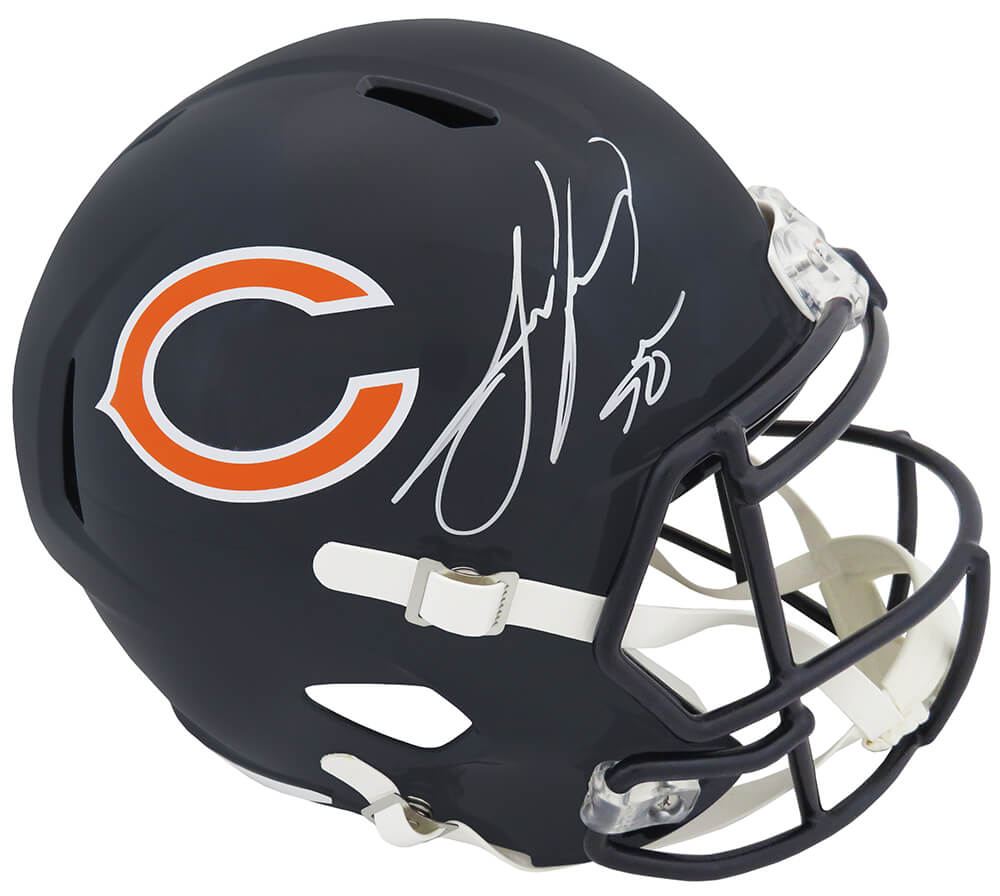 Julius Peppers Signed Chicago Bears Riddell Full Size Speed Replica Helmet