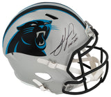 Julius Peppers Signed Carolina Panthers Riddell Full Size Speed Replica Helmet w/HOF 2024