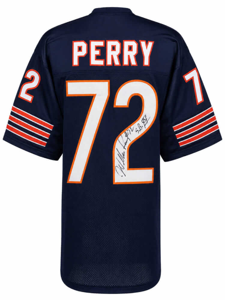 William Perry Signed Navy Custom Football Jersey w/SB XX