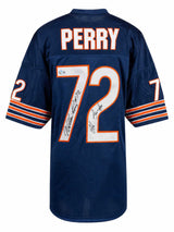 William Perry Signed Navy Throwback Custom Football Jersey w/The Fridge