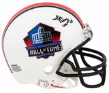 Joe Perry Signed Hall of Fame Logo Riddell (VSR4) Mini Helmet w/HOF'69
