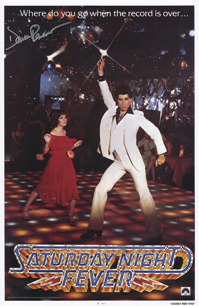Donna Pescow Signed Saturday Night Fever 11x17 Movie Poster - (In Silver)