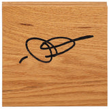 Morris Peterson Signed 5x6 Wood Floor Piece